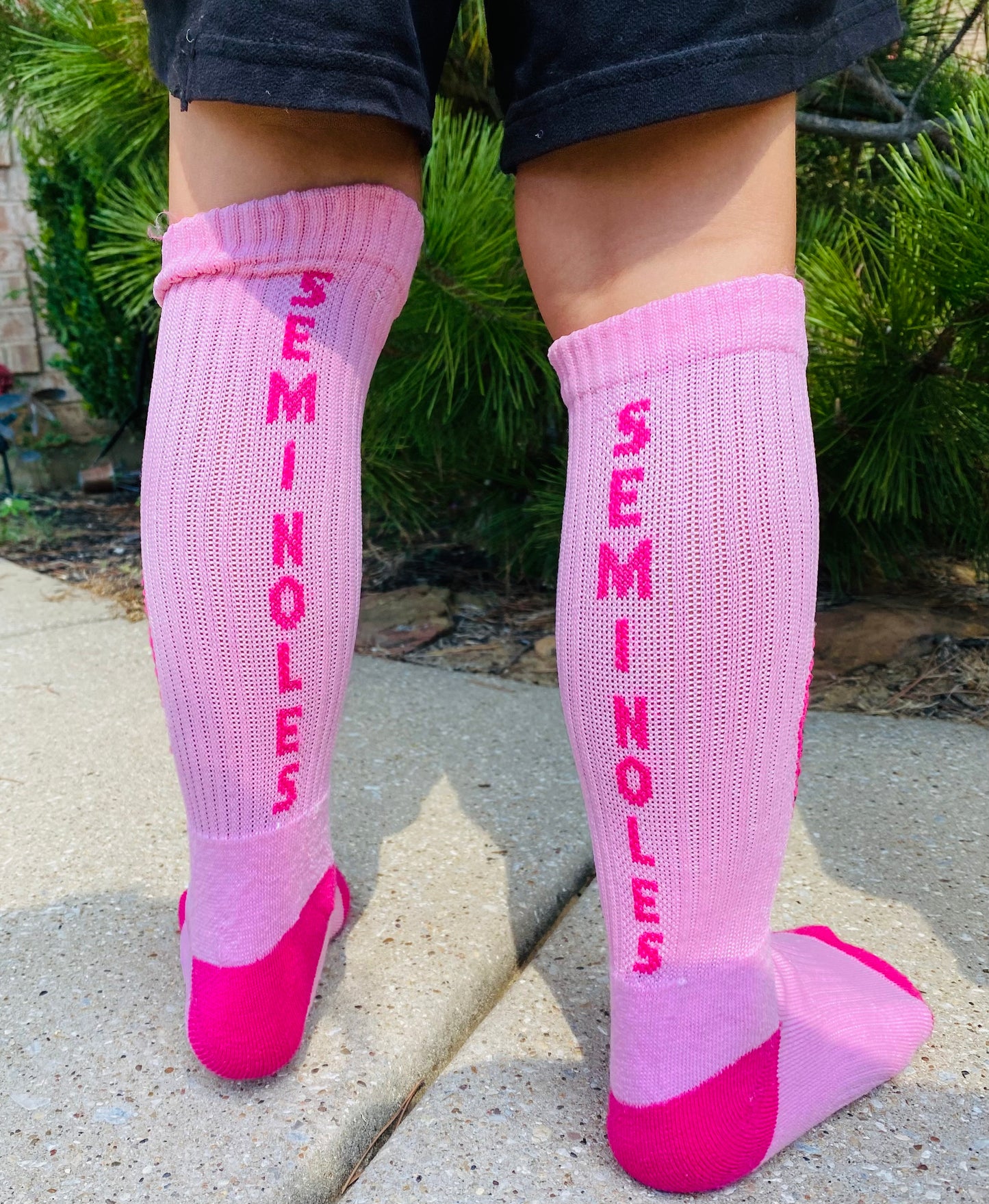 Pink out socks SEMINOLES!