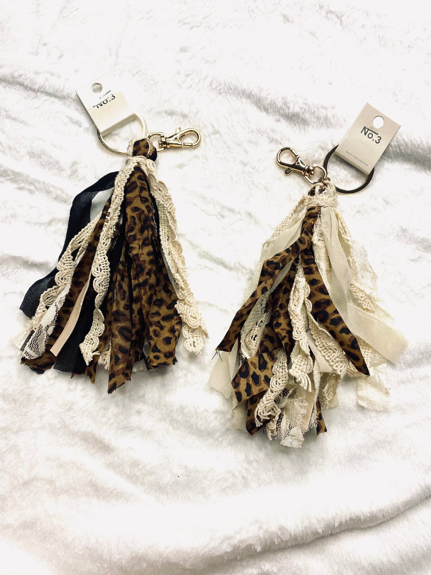 Lace tassel keychain