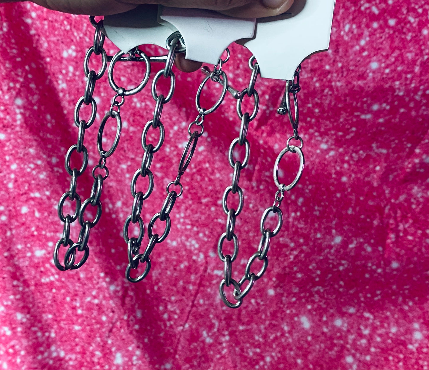 Silver link bracelet (perfect for charms!!)