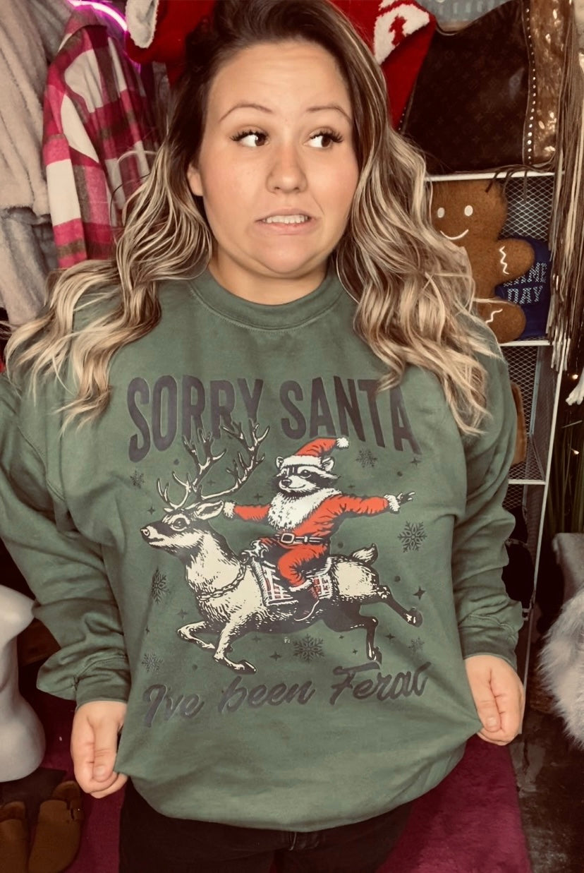 Sorry Santa I’ve been feral