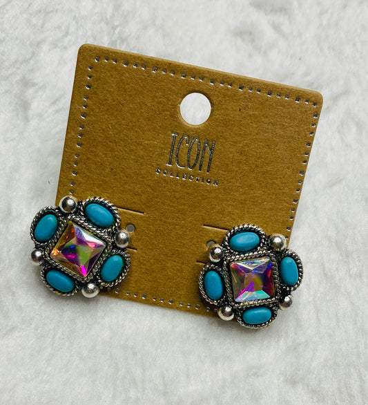 Western stud earrings