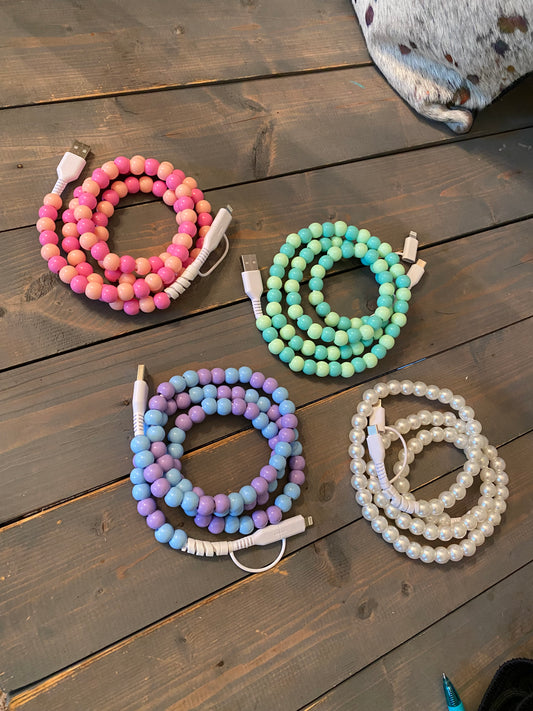 BEADED PHONE CHARGERS