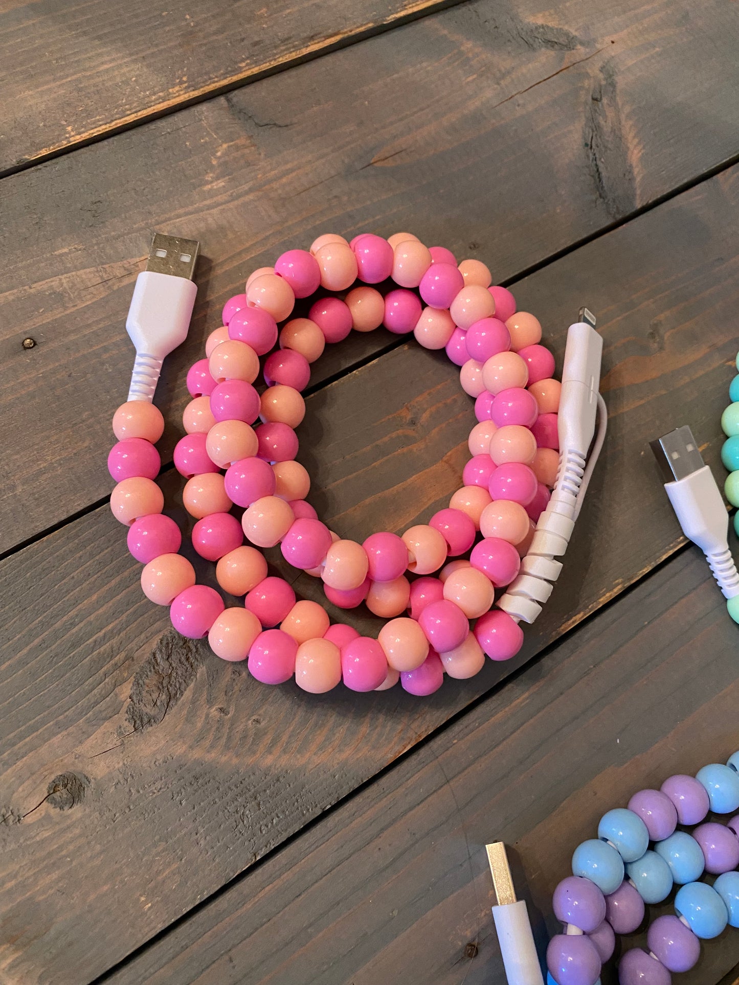 BEADED PHONE CHARGERS