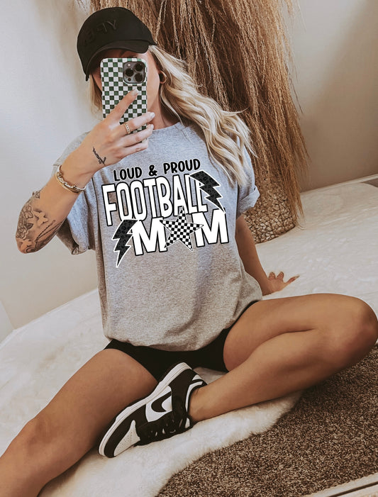 Loud and proud football mom