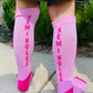 Pink out socks SEMINOLES!