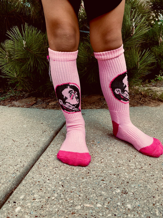 Pink out socks SEMINOLES!