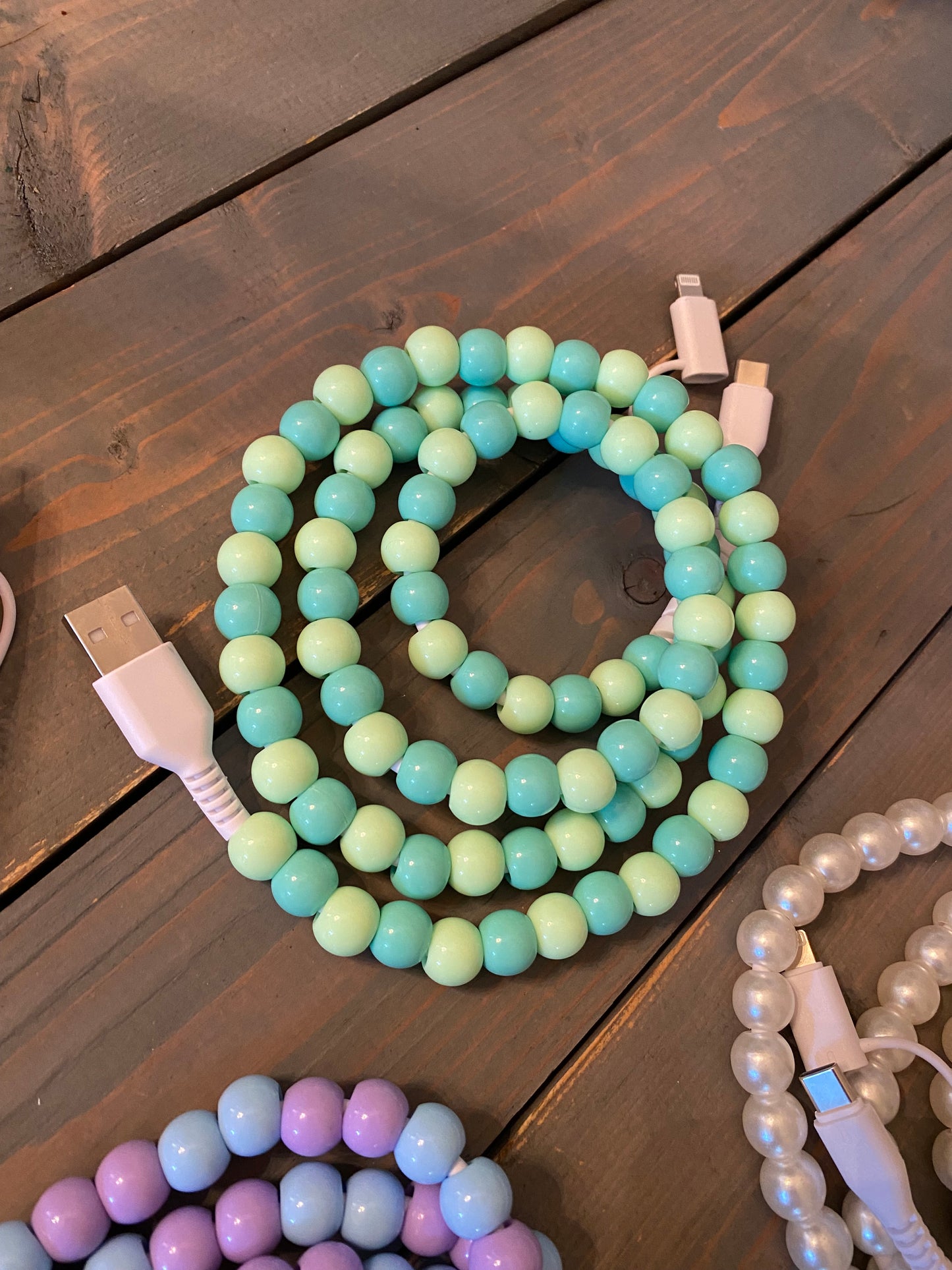 BEADED PHONE CHARGERS
