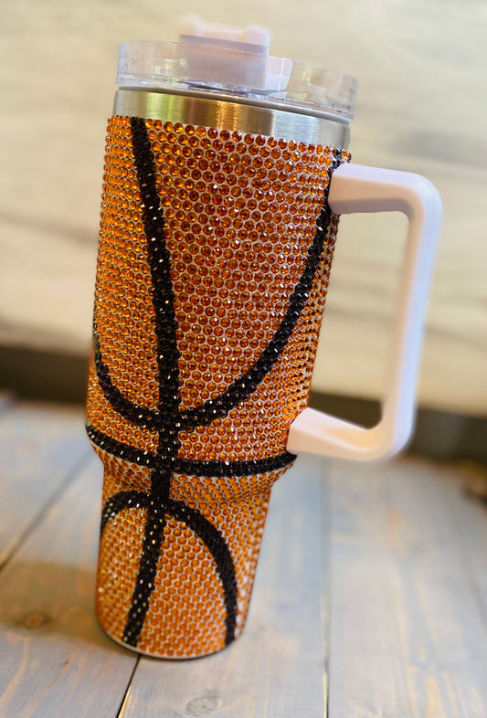 Bling basketball tumbler!