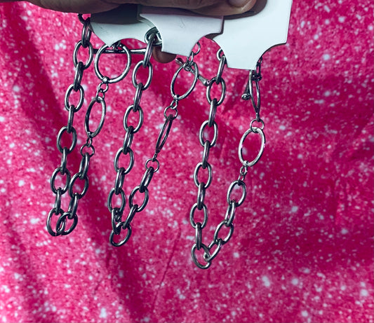 Silver link bracelet (perfect for charms!!)