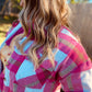 Pink plaid jacket